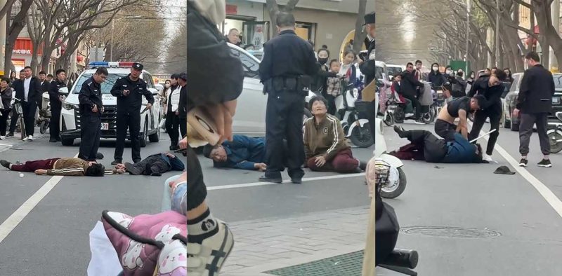 河北街头再现人间惨剧！畜生儿子为小三出头 竟当街暴打亲爹妈 年迈双亲险些殒命！-51吃瓜网