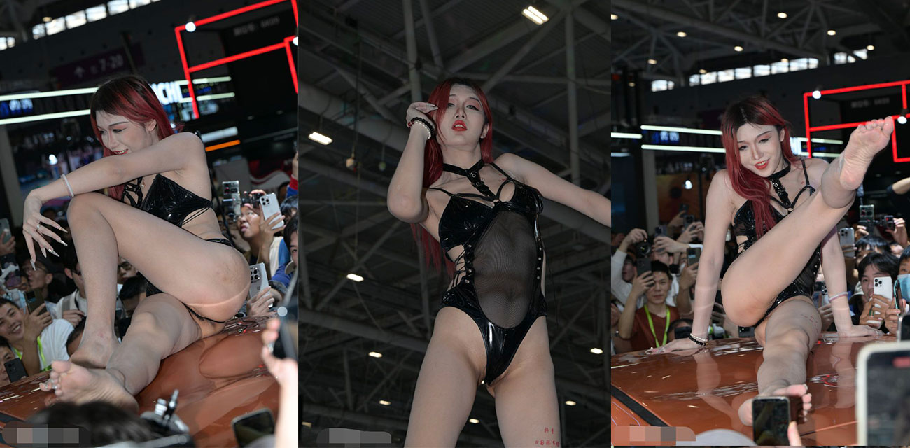 深圳极品车模 宫梦儿 高清视频来咯！车展大秀丰臀嫩穴 车顶大尺度骚舞全场吸睛无数！ - 51吃瓜网-51吃瓜网